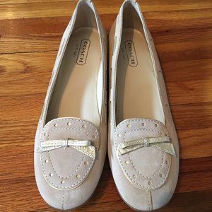 Suede Loafers - Coach, Size 7